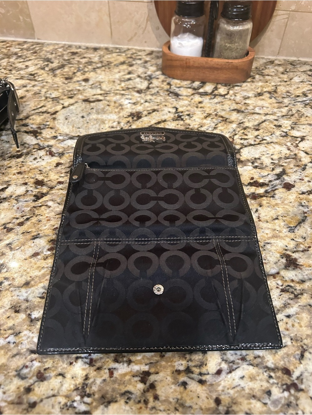 Coach Signature Soho black jacquard and leather bucket bundle with with wallet - Picture 15 of 15
